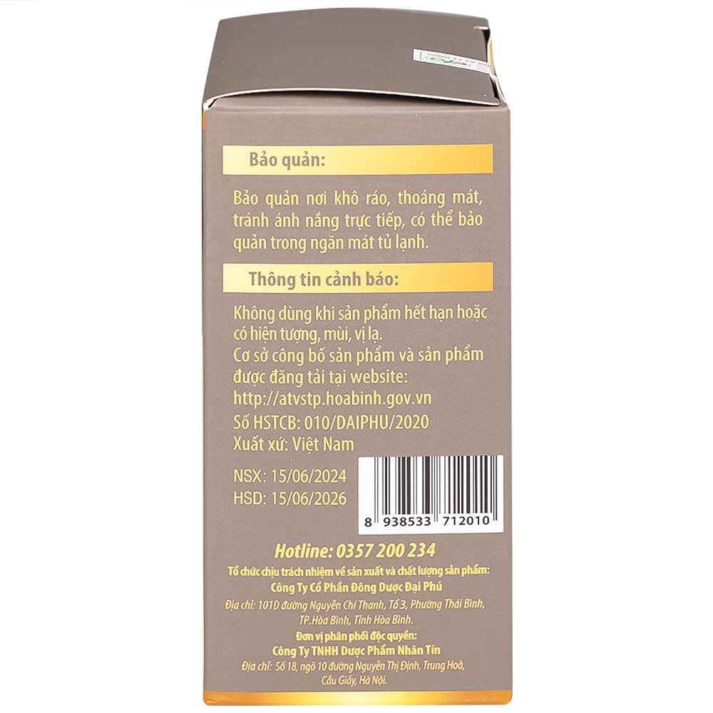 Hình ảnh Cao Vị Nhân 100g Đại Phú hỗ trợ cho phụ nữ mắc u xơ, u nang lành tính