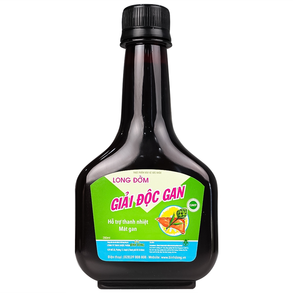 Hình ảnh Cao lỏng Long Đởm Giải Độc Gan Bình Đông 280ml hỗ trợ thanh nhiệt, mát gan 