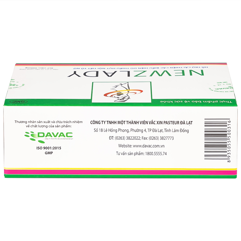 Hình ảnh Viên uống Newzlady Davac hỗ trợ tăng cường nội tiết tố nữ (3 vỉ x 10 viên)