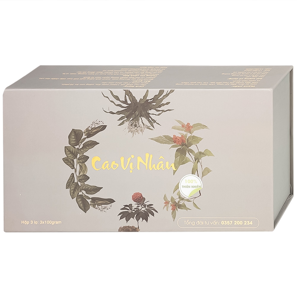 Hình ảnh Cao Vị Nhân 100g Đại Phú hỗ trợ cho phụ nữ mắc u xơ, u nang lành tính (3 lọ)