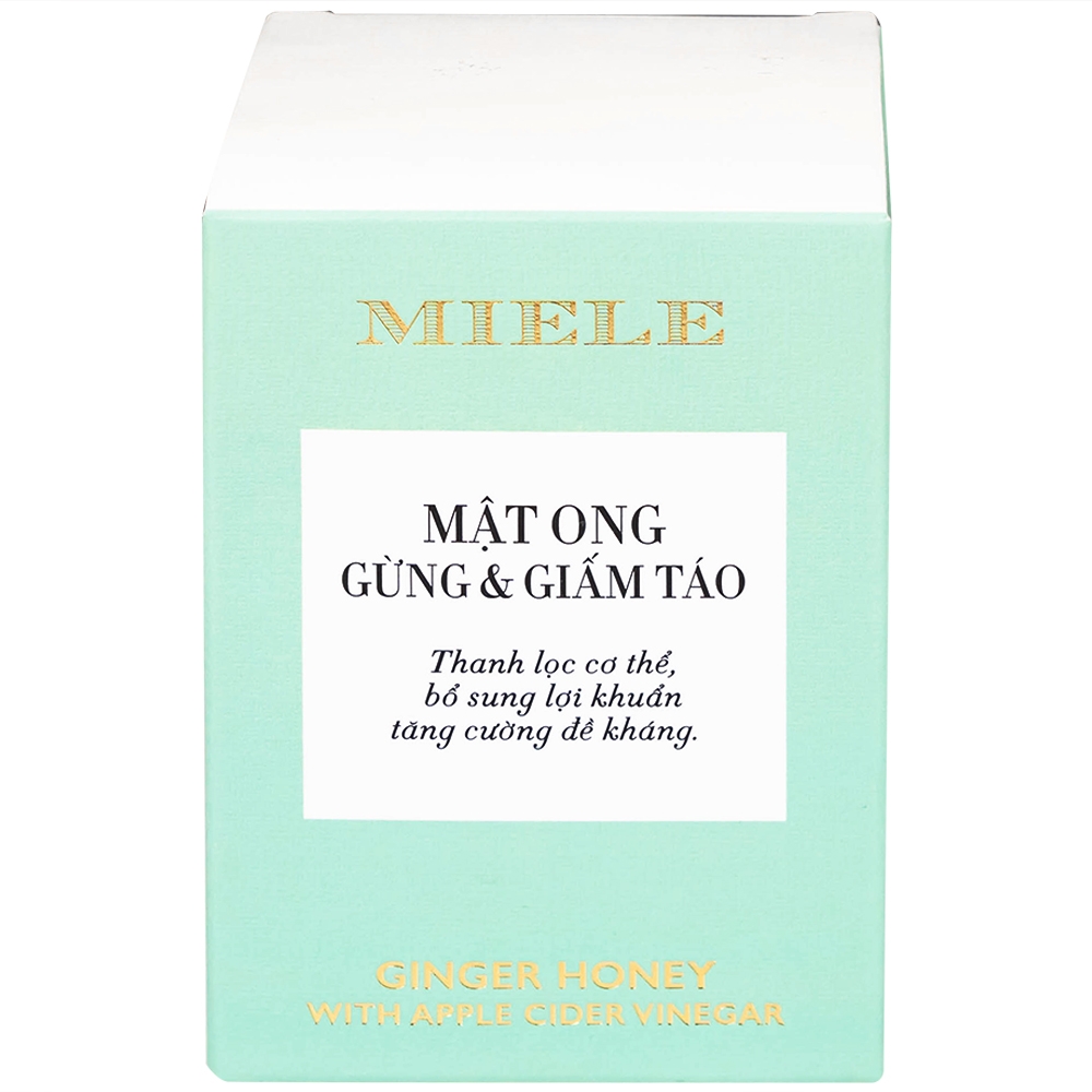 Hình ảnh Mật ong gừng và giấm táo Miele 250g hỗ trợ thanh lọc cơ thể, bổ sung lợi khuẩn