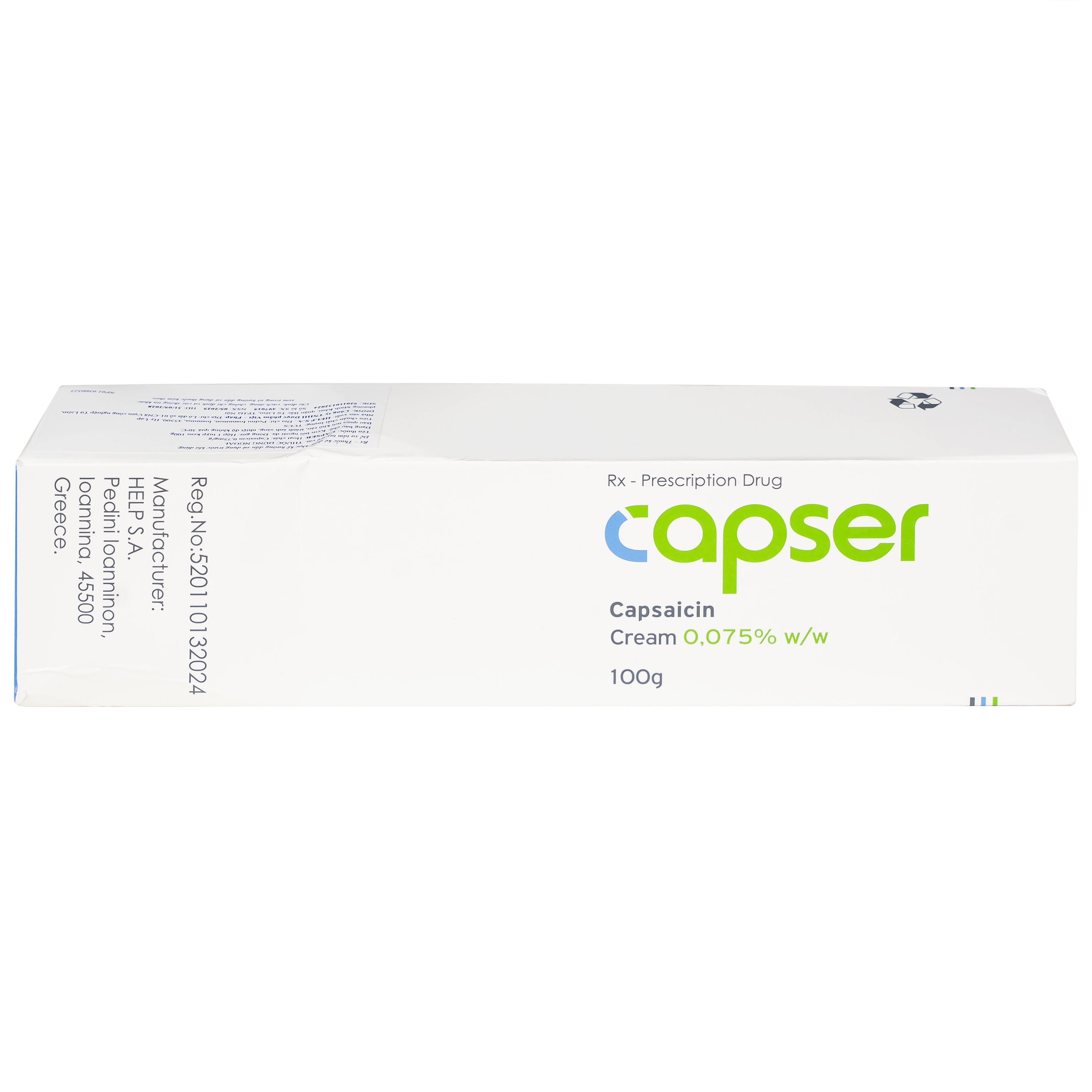 Hình ảnh Thuốc Capser Help giảm đau thần kinh do Herpes Zoster và đau dây thần kinh do đái tháo đường (100g)