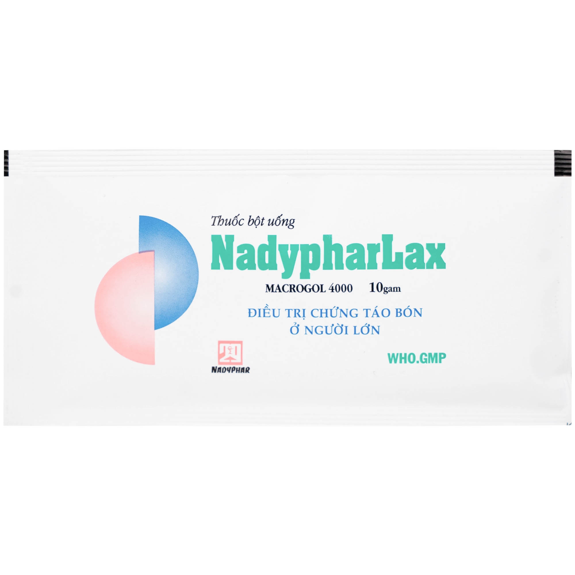 Hình ảnh Thuốc NadypharLax 10g Nadyphar điều trị chứng táo bón ở người lớn (Hộp 20 gói)