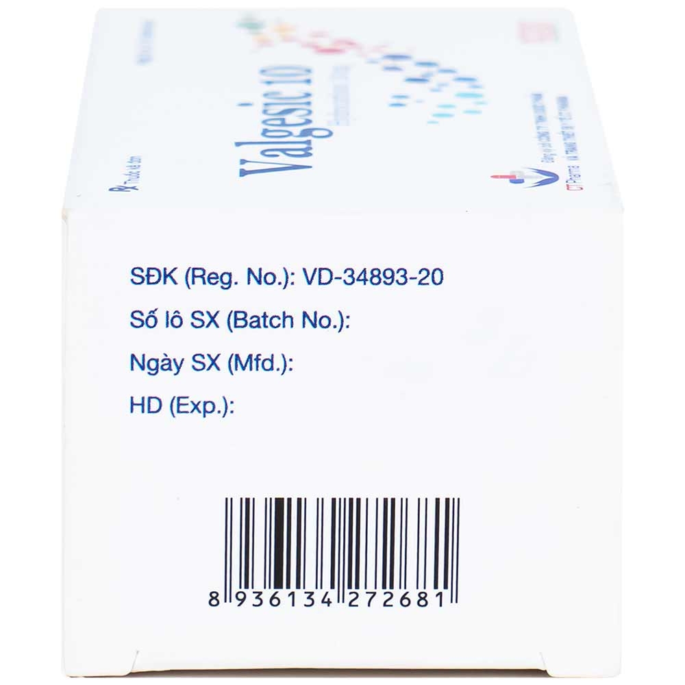 Hình ảnh Thuốc Valgesic 10 CT Pharma liệu pháp thay thế tăng sản lượng thận ở trẻ (6 vỉ x 10 viên)