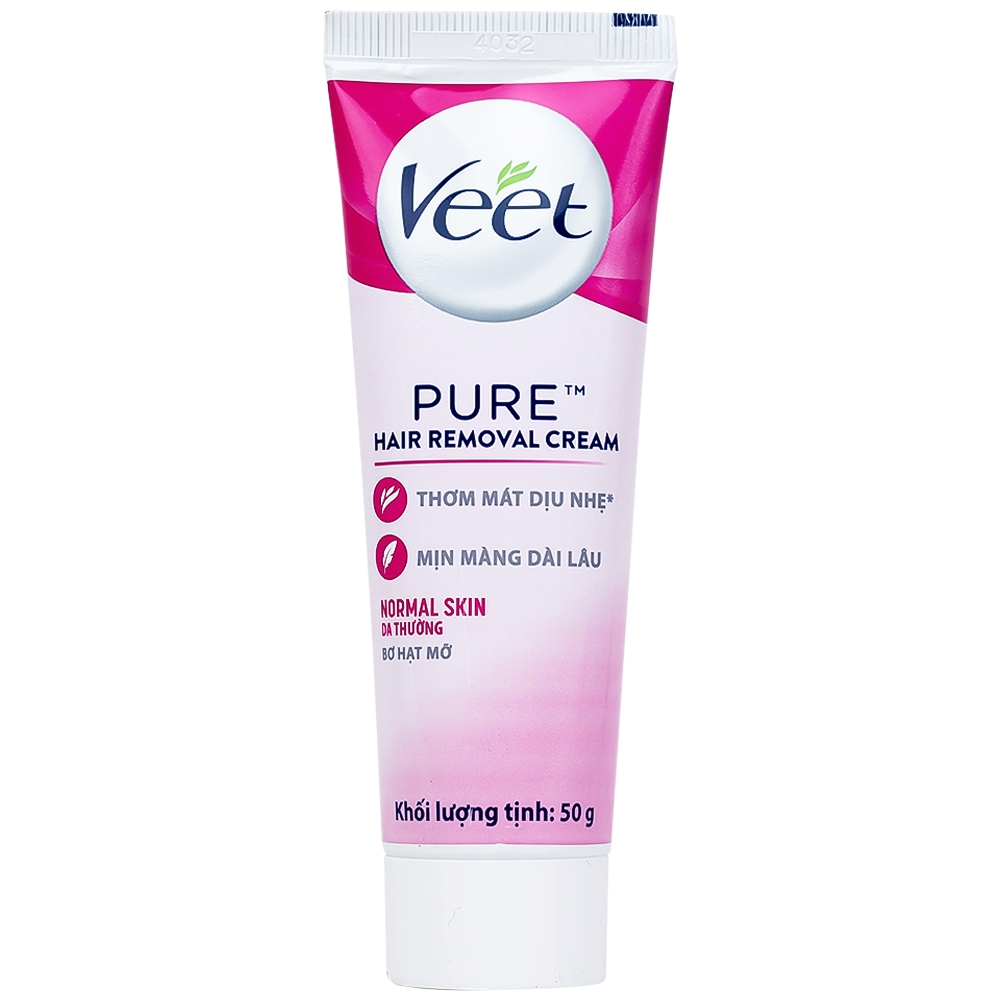 Hình ảnh Kem tẩy lông Veet Pure 50g cho da, hiệu quả chỉ từ 3 đến 6 phút