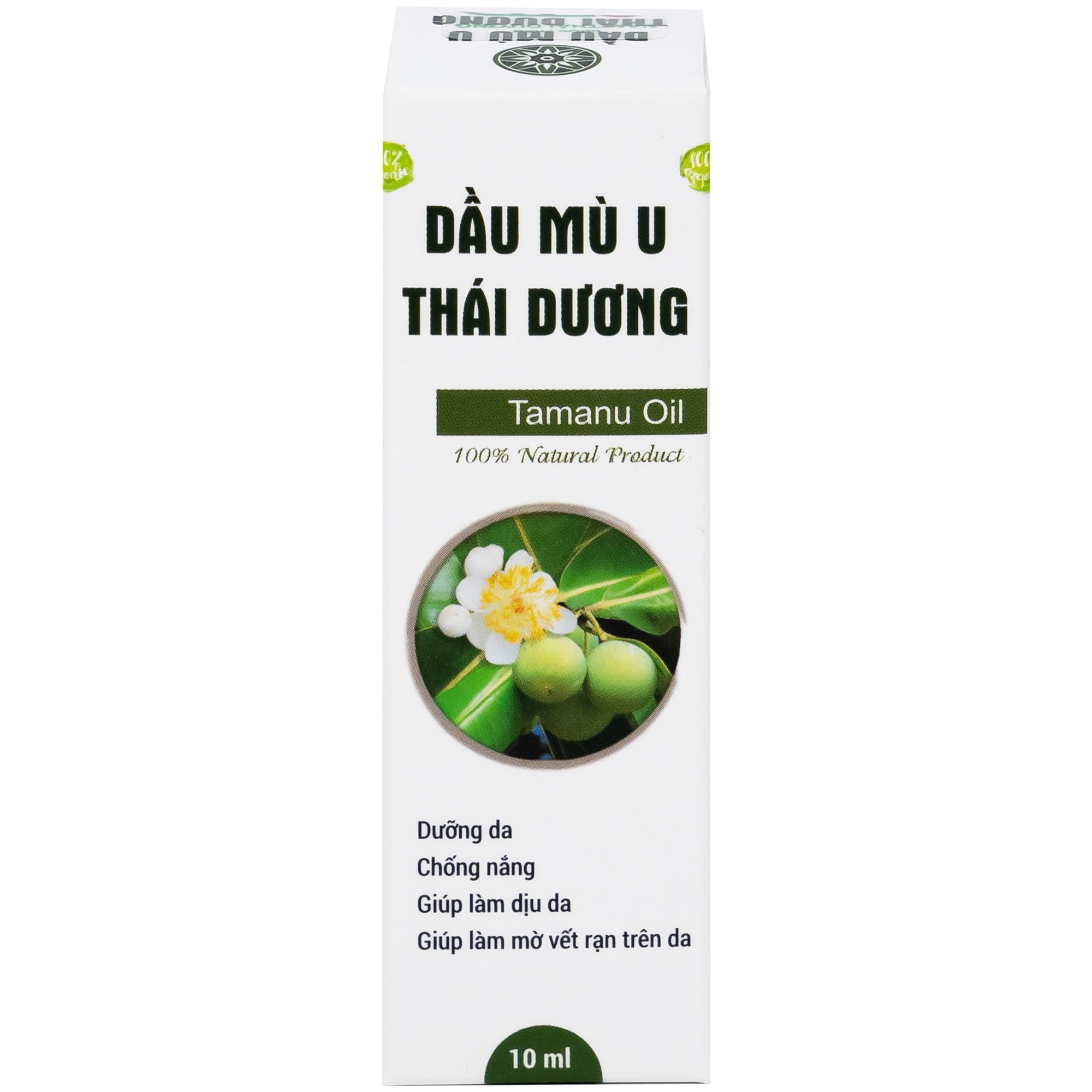 Hình ảnh Dầu Mù U Thái Dương Đất Việt làm lành vết bỏng, hỗ trợ điều trị chàm, vảy nến, dưỡng ẩm (10ml)