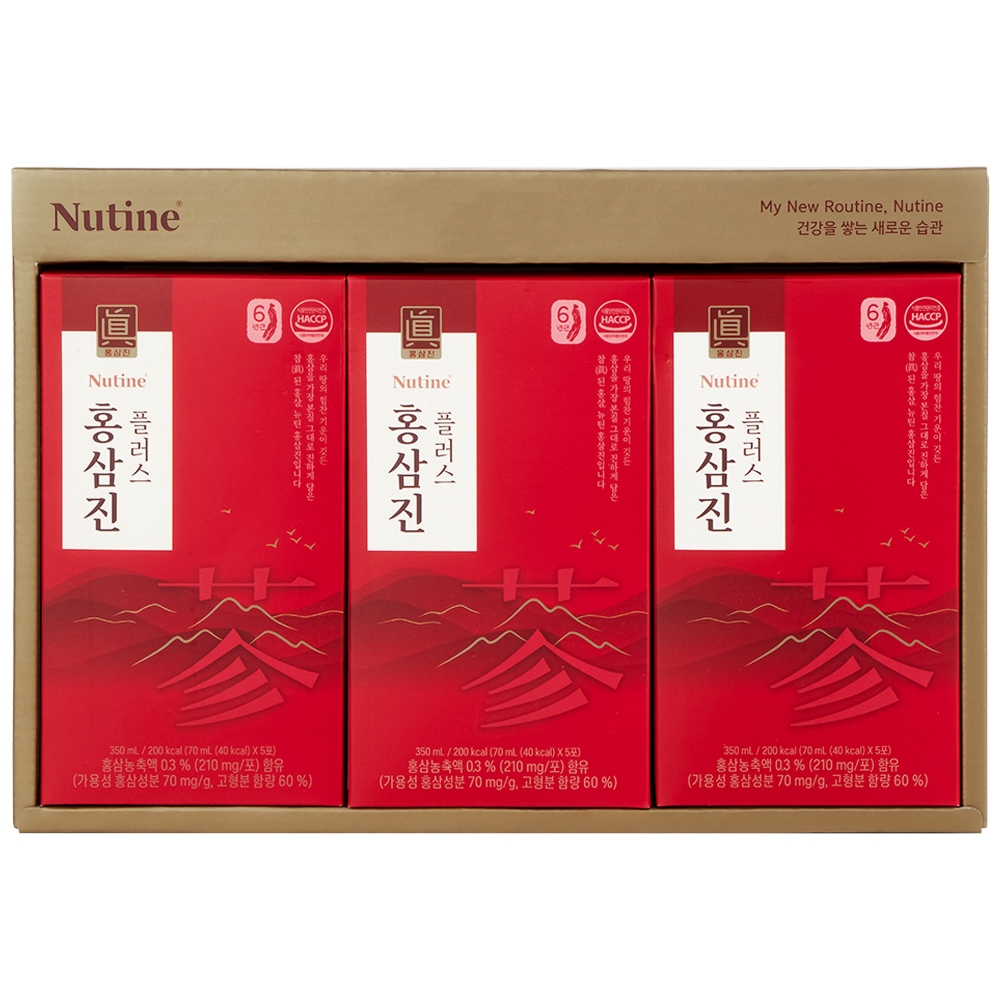 Hình ảnh Nước Hồng Sâm Hongsamjin Plus hỗ trợ tăng cường sức khỏe và sức đề kháng (15 gói x 70ml)