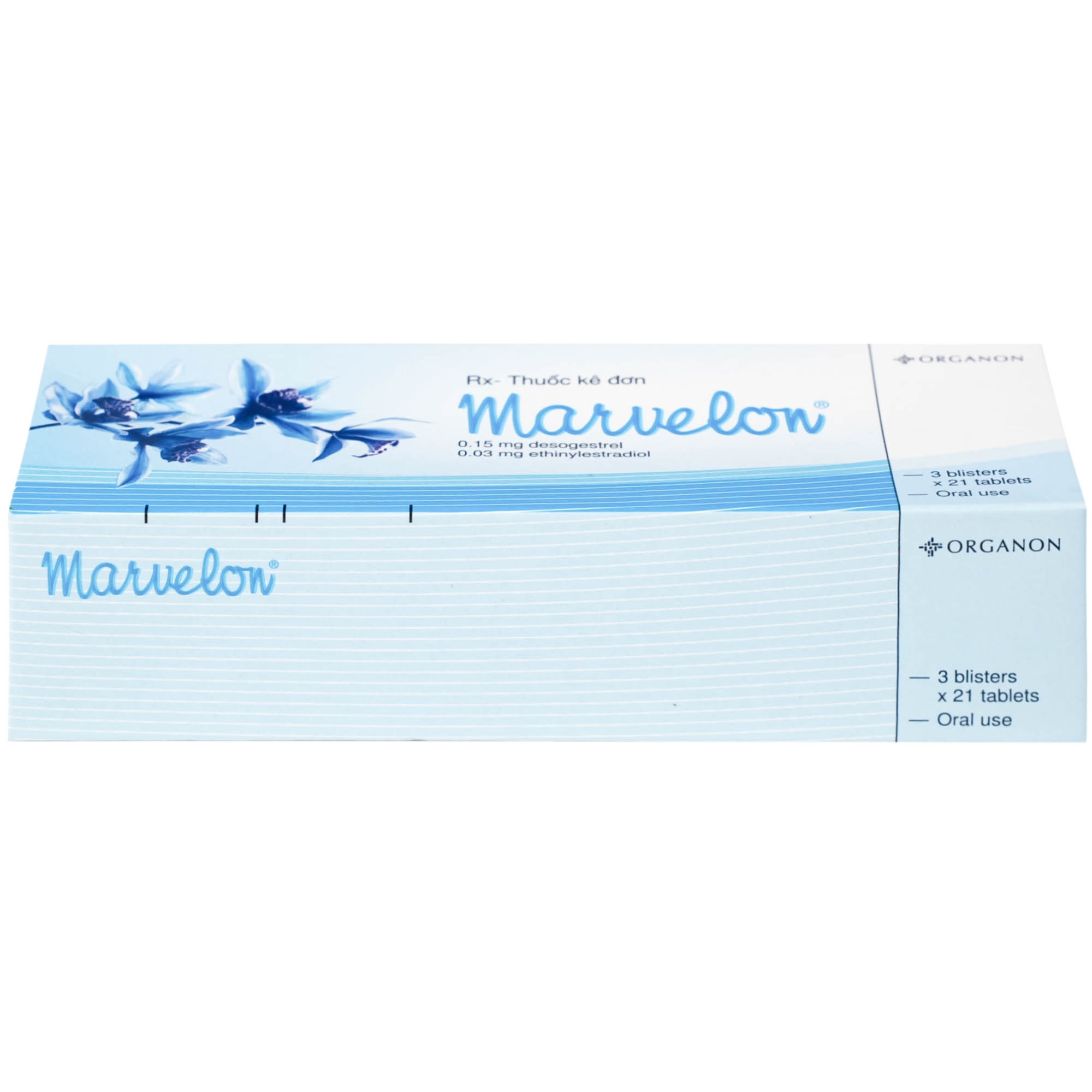 Hình ảnh Thuốc tránh thai Marvelon Organon (3 vỉ x 21 viên)