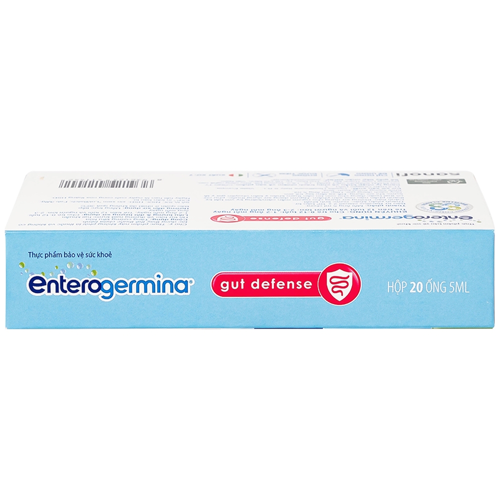 Hình ảnh Hỗn dịch uống men vi sinh Enterogermina Gut Defense Sanofi tăng cường tiêu hóa, hỗ trợ bảo vệ đường ruột
