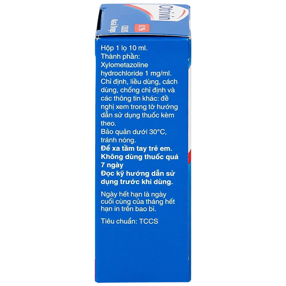 Hình ảnh Thuốc nhỏ mũi Otrivin 0.1% GSK điều trị nghẹt mũi, sung huyết mũi họng (10ml)