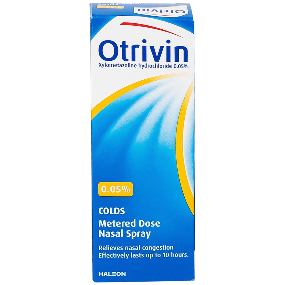 Hình ảnh Thuốc xịt mũi Otrivin 0.05% GSK giảm triệu chứng nghẹt mũi, viêm mũi dị ứng (10ml)