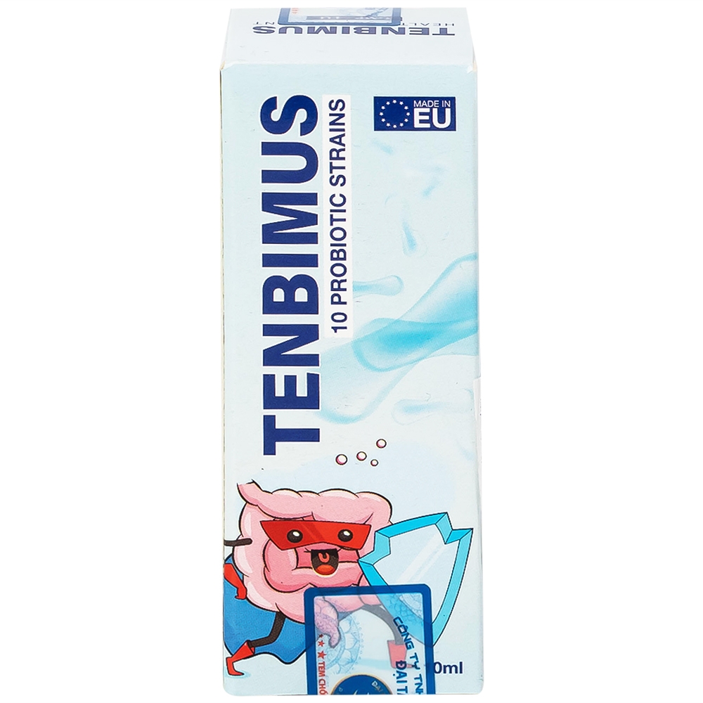 Hình ảnh Men vi sinh Tenbimus 10ml Global Pharm bổ sung 10 chủng lợi khuẩn, cải thiện đường ruột