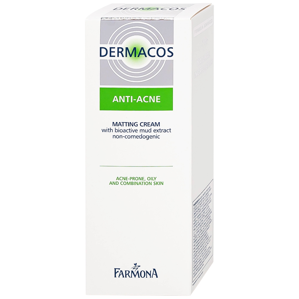Hình ảnh Kem Dermacos Anti-Acne Matting Cream giảm nhờn, ngăn ngừa mụn (50ml)