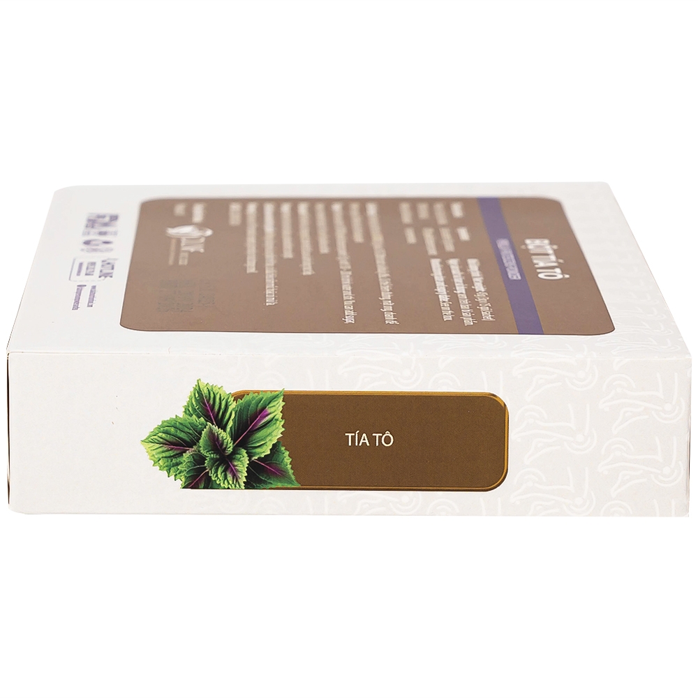 Hình ảnh Bột tía tô nguyên chất Datino 3g dùng cho phong hàn, hóa đờm, giải uất, giải độc (15 gói)