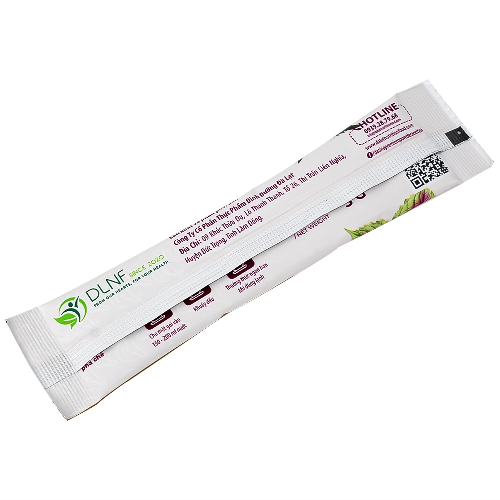 Hình ảnh Bột tía tô nguyên chất Datino 3g dùng cho phong hàn, hóa đờm, giải uất, giải độc (15 gói)