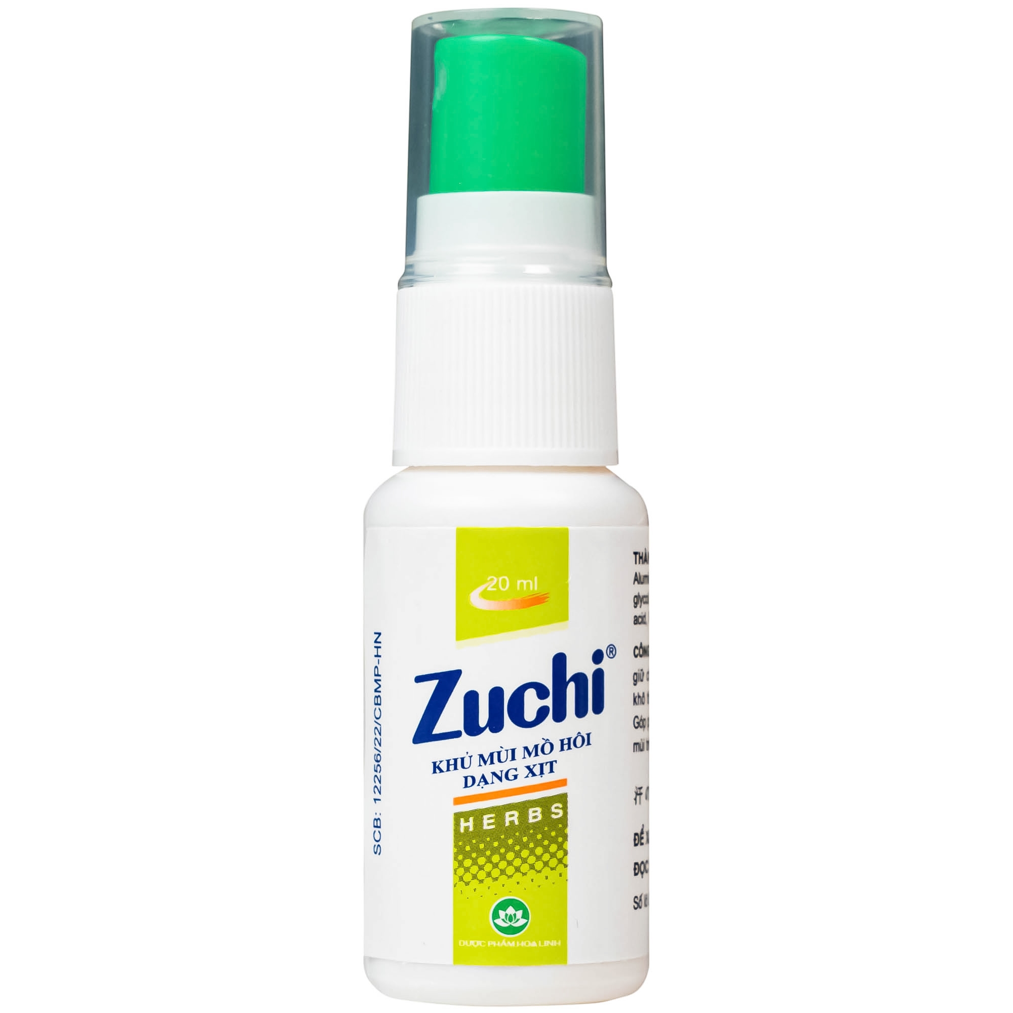Hình ảnh Xịt khử mùi Zuchi Hoa Linh Thảo Dược ngăn ngừa hôi nách, hôi chân (20ml)