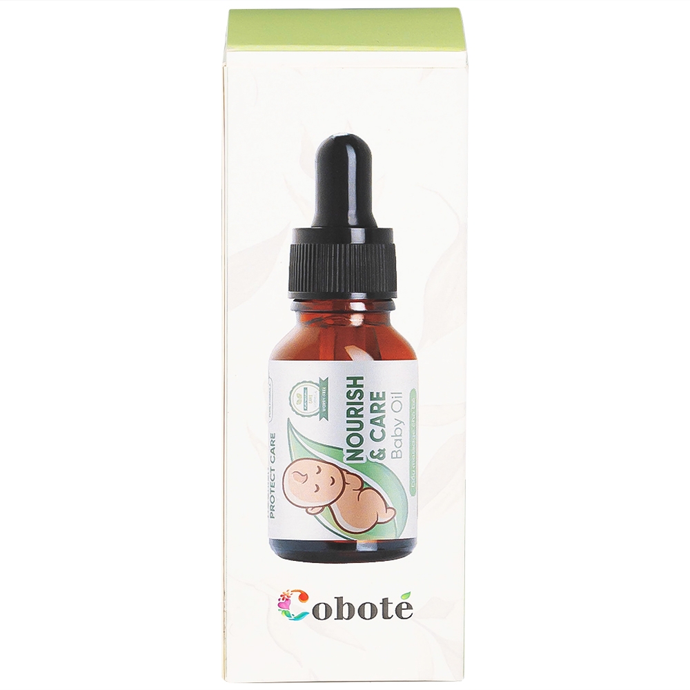 Hình ảnh Dầu Massage Cho Bé Nourish & Care Baby Oil Coboté 50ml dưỡng ẩm, dịu vết công trùng cắn, giảm rôm sảy, cứt trâu