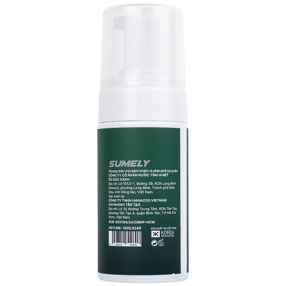 Hình ảnh Bọt vệ sinh nam giới Sumely Men's Sanitary Foam giúp làm sạch, khử và ngăn chặn mùi vùng kín (100ml)