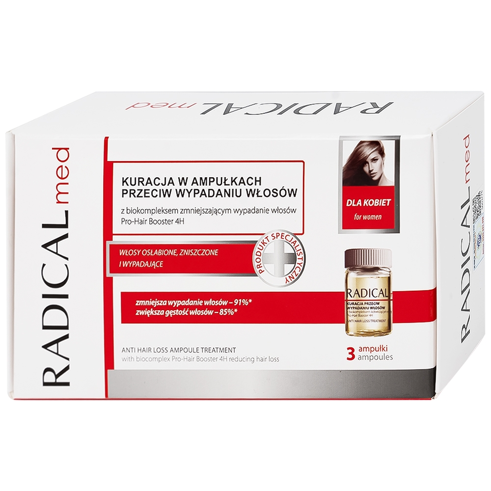 Hình ảnh Tinh chất Radical Med Anti-Hair Loss làm sạch tóc và da đầu (3 ống x 5ml)