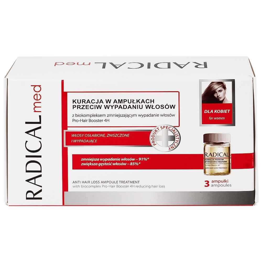 Hình ảnh Tinh chất Radical Med Anti-Hair Loss làm sạch tóc và da đầu (3 ống x 5ml)