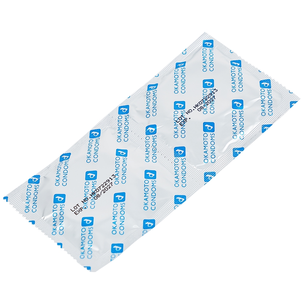 Hình ảnh Bao cao su Okamoto Dot De Cool mang đến cảm giác mát lạnh sảng khoái (3 cái)