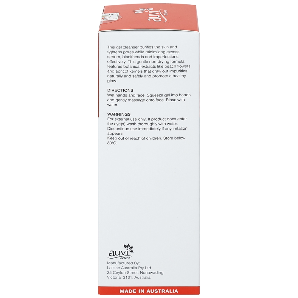 Hình ảnh Gel rửa mặt Avacne Cleansing Auvi giúp làm sạch và giảm nhờn, dưỡng ẩm và se khít lỗ chân lông (150g)