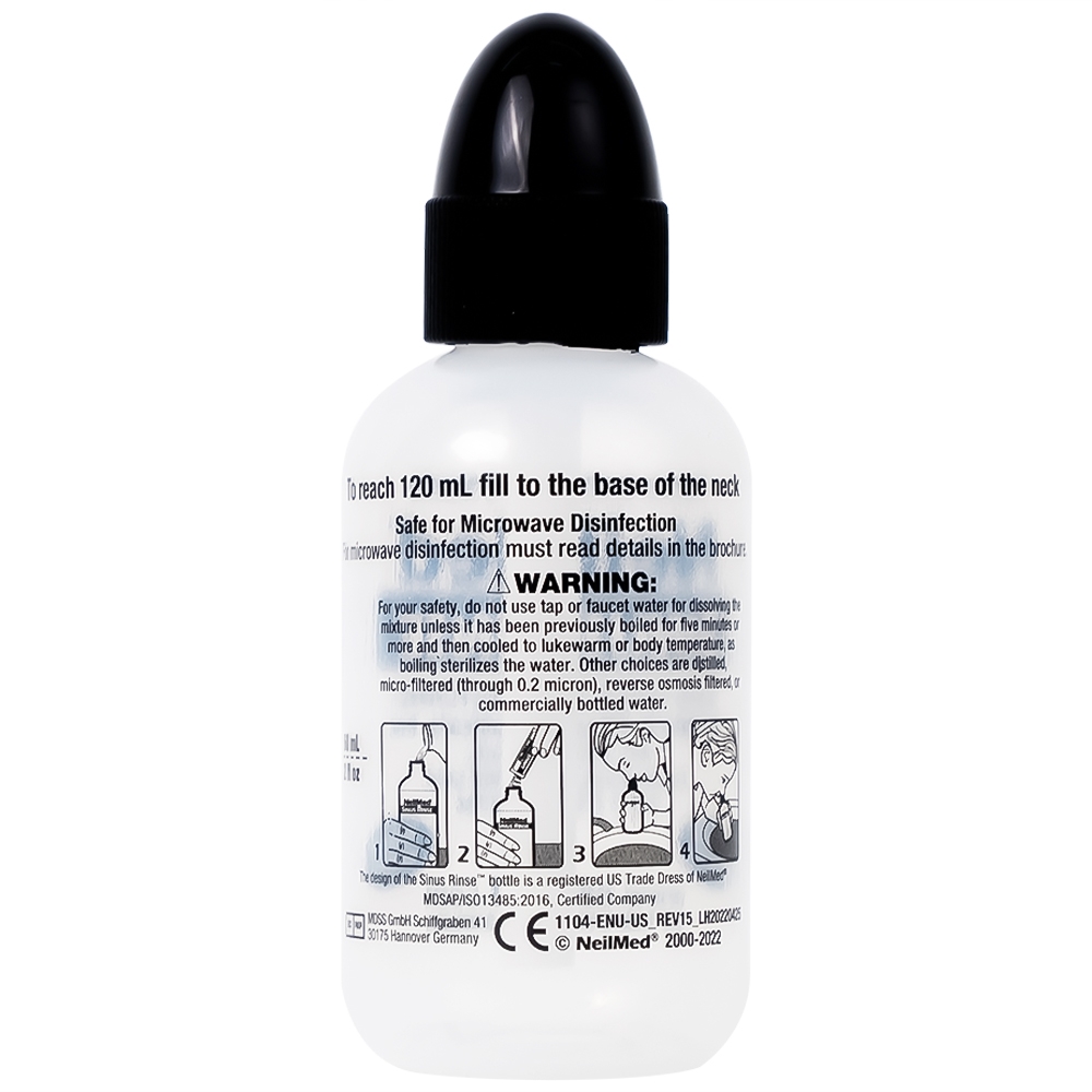 Hình ảnh Bộ vệ sinh mũi 1 bình + 30 gói NeilMed Sinus Rinse Kids vệ sinh mũi xoang cho trẻ 