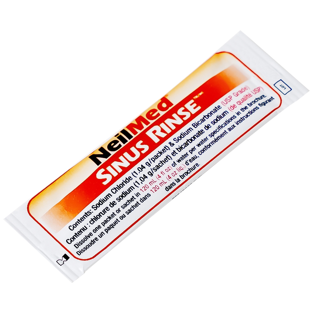 Hình ảnh Muối rửa mũi Neilmed Sinus Rinse Kids giảm và ngăn ngừa các chứng viêm mũi dị ứng cho trẻ (120 gói)
