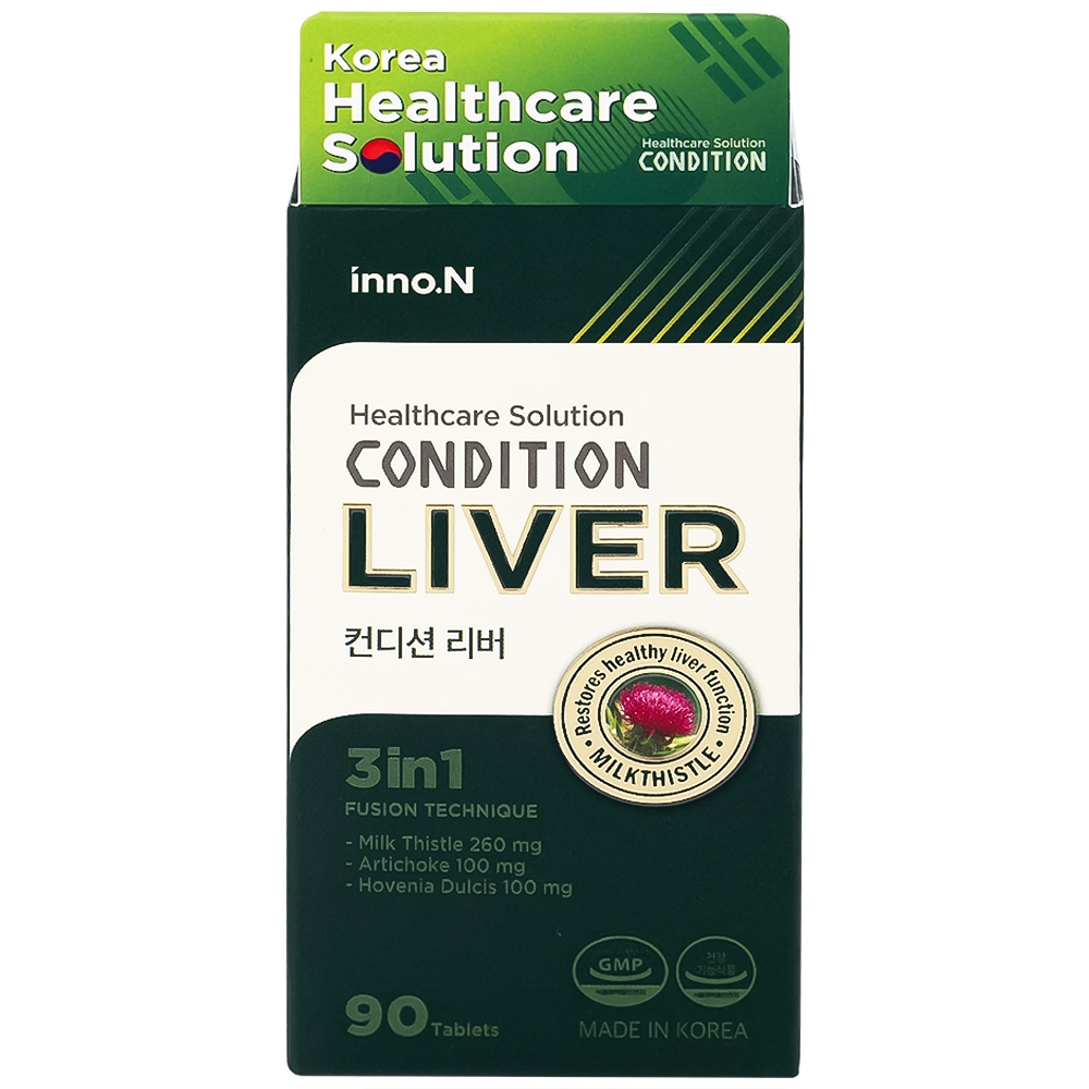 Hình ảnh Thực phẩm bảo vệ sức khỏe Condition Liver Kolmar giúp mát gan, bảo vệ gan (90 viên)