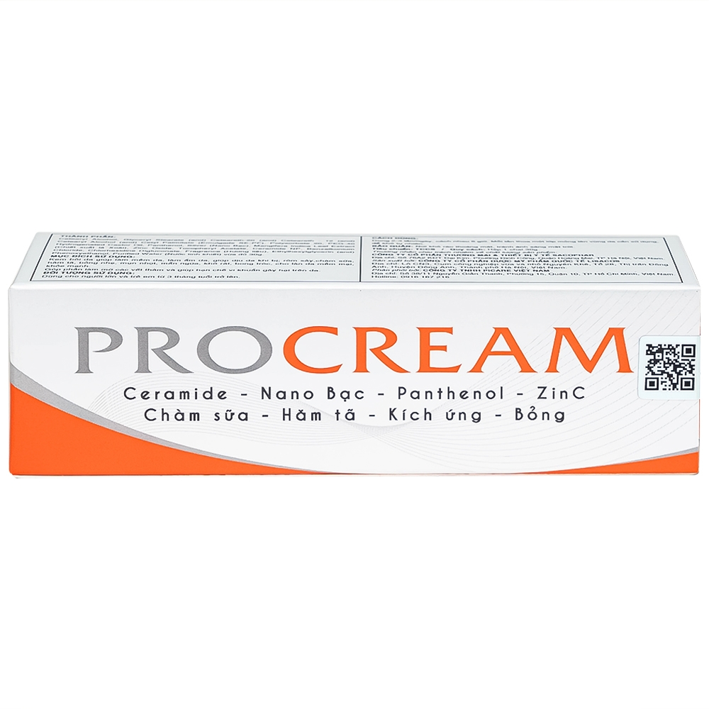 Hình ảnh Kem bôi Procream giảm tình trạng chàm sữa, hăm tã, kích ứng, bỏng (30g)