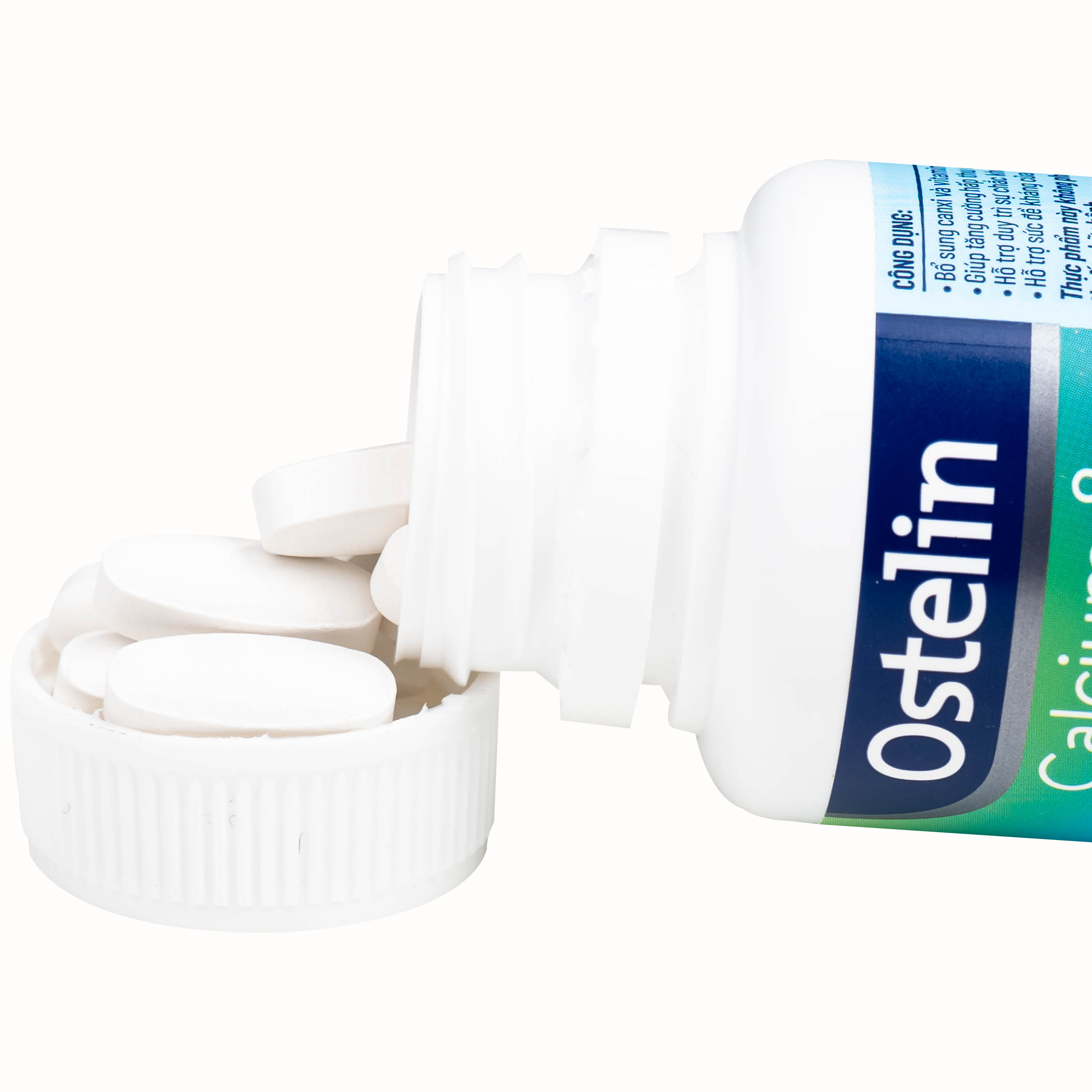 Hình ảnh Viên uống Ostelin Calcium & Vitamin D3 Sanofi giúp tăng hấp thụ canxi, duy trì xương và răng chắc khỏe (60 viên)