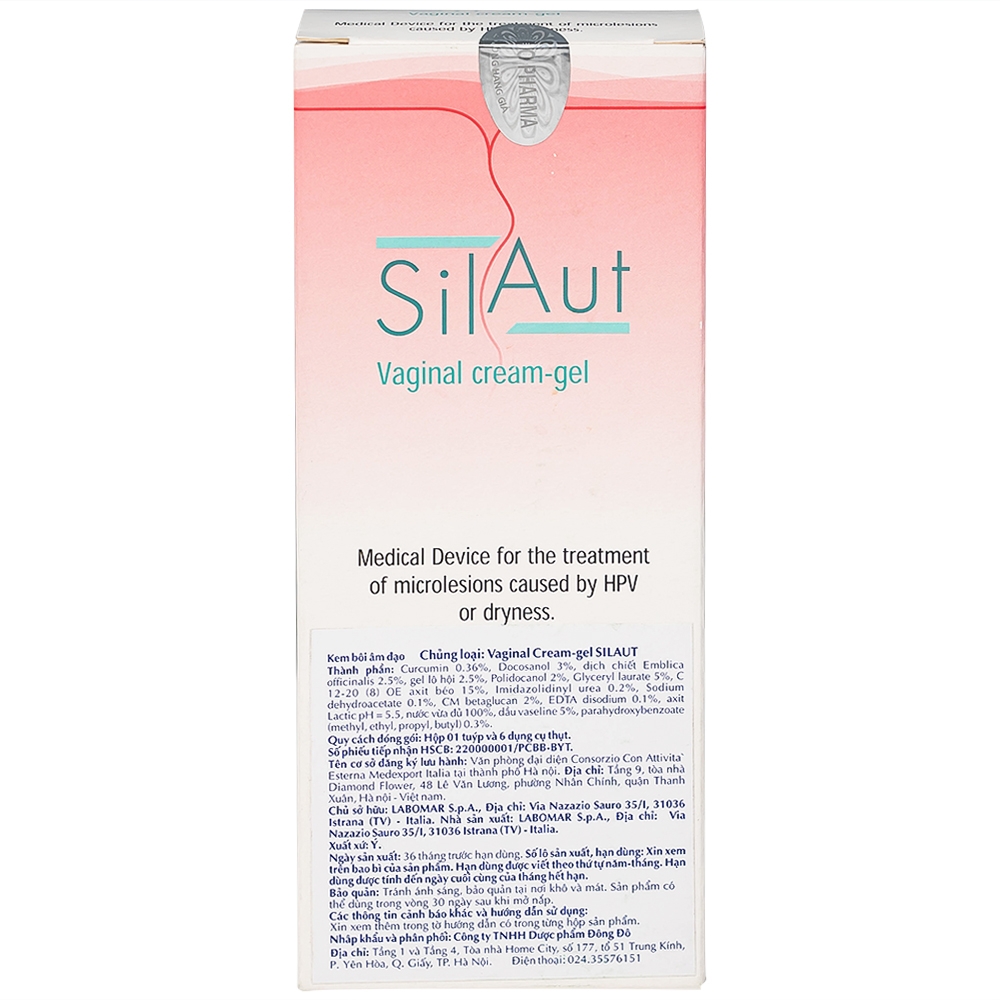 Hình ảnh Kem bôi âm đạo Vaginal Cream-gel Silaut 30ml Labomar