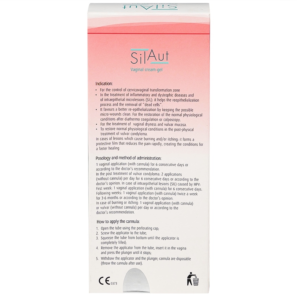 Hình ảnh Kem bôi âm đạo Vaginal Cream-gel Silaut 30ml Labomar