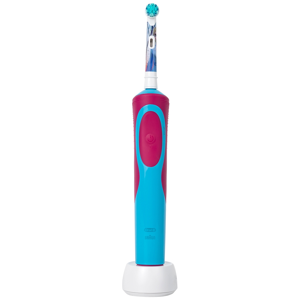 Hình ảnh Bàn chải đánh răng trẻ em sạc điện Oral-B Vitality D12 Disney Frozen giúp làm sạch mảng bám trên răng một cách toàn diện