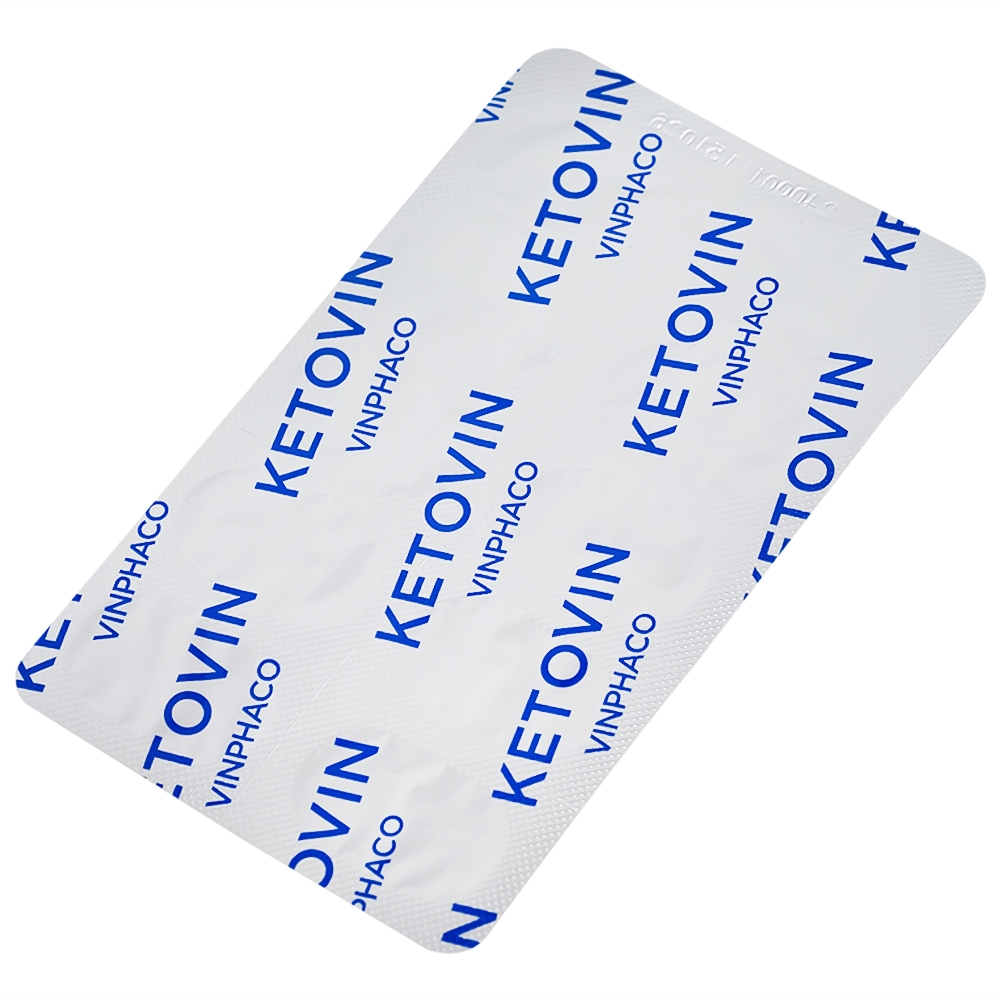 Hình ảnh Thuốc Ketovin Vinphaco phòng ngừa và điều trị rối loạn chuyển hóa protein trong suy thận mạn (10 vỉ x 10 viên)