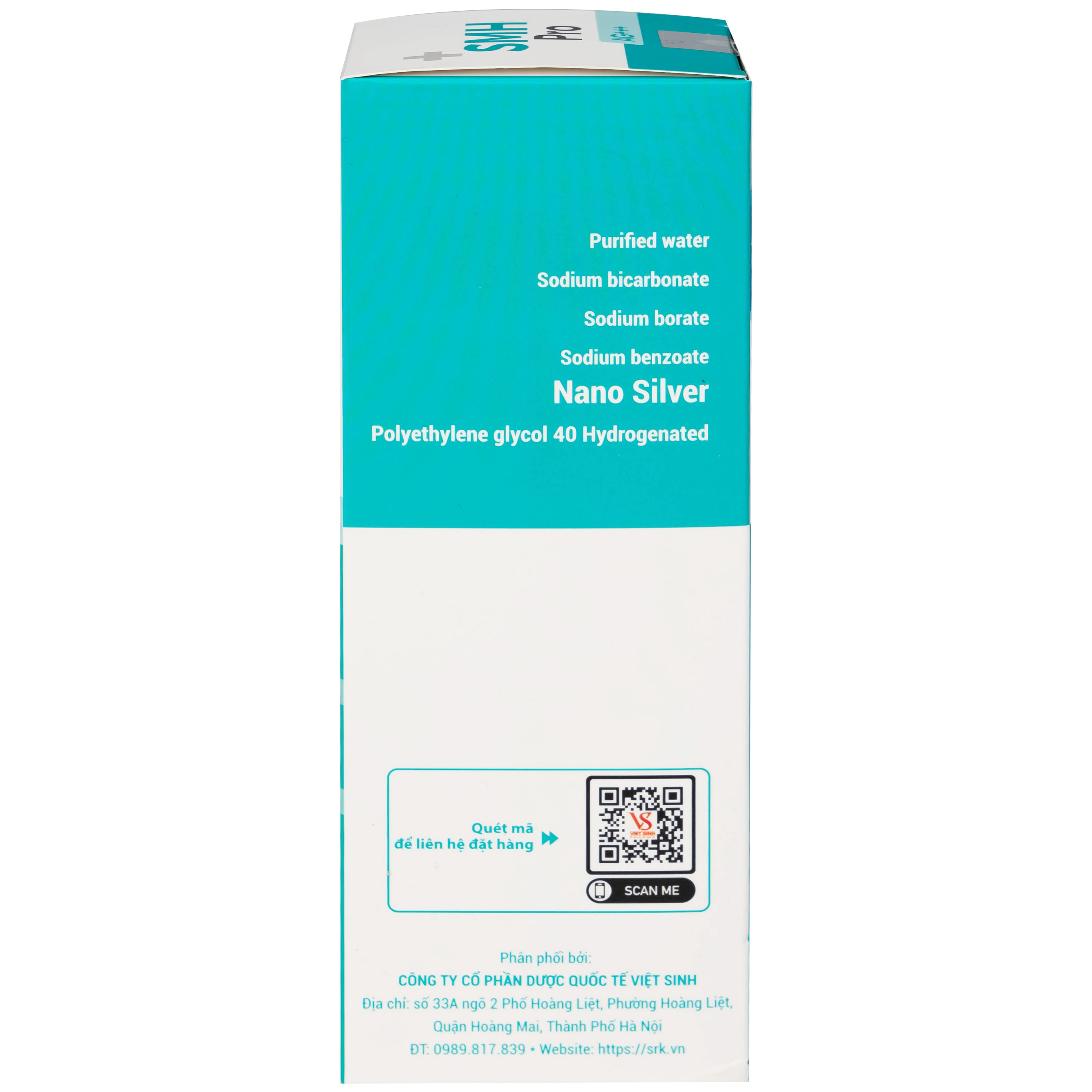 Hình ảnh Nước súc miệng, họng SMH Pro Ag+++ 300ml Việt Sinh vệ sinh răng, miệng, ngăn ngừa hôi miệng