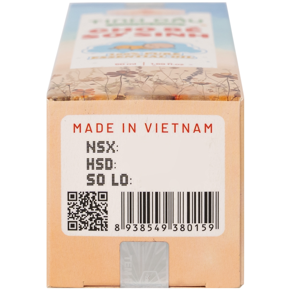 Hình ảnh Tinh dầu cho bé sơ sinh Thảo Nguyên giúp phòng ngừa cảm lạnh, phòng gió, làm ấm phổi (50ml)