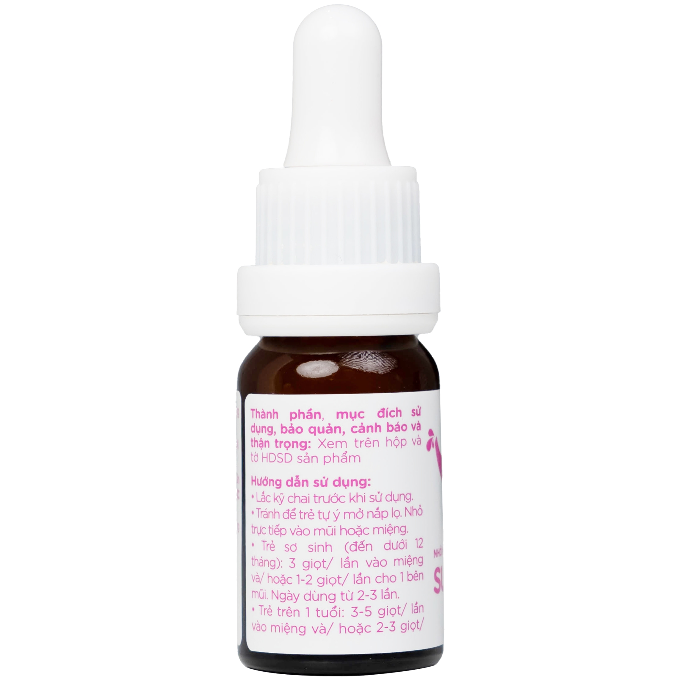 Hình ảnh Nhỏ mũi họng lợi khuẩn Subavax 10ml Á Âu tăng sức đề kháng niêm mạc đường hô hấp trên