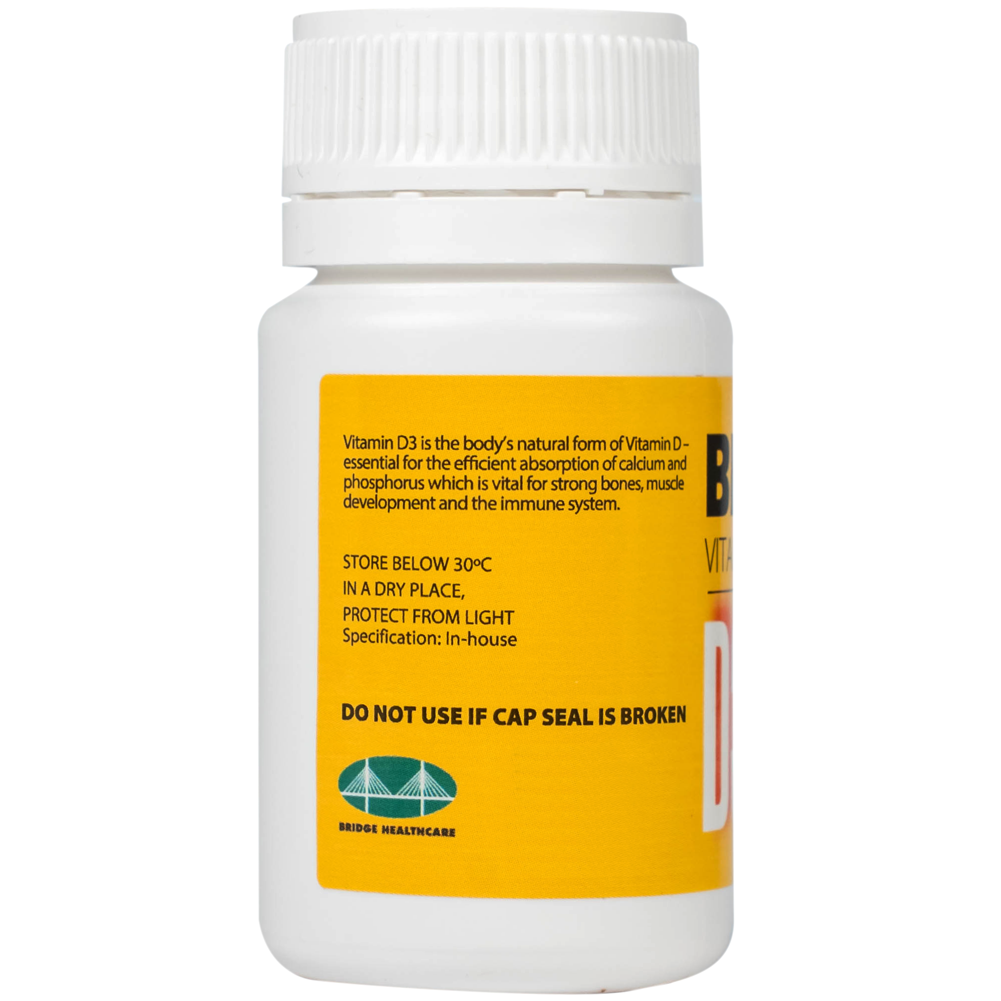 Hình ảnh Thuốc Brivita điều trị và ngăn ngừa thiếu hụt về vitamin D (Chai 60 viên)