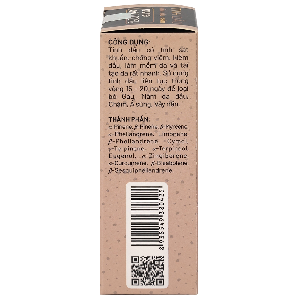 Hình ảnh Tinh dầu Thảo Nguyên điều trị nấm gàu chàm (30ml)