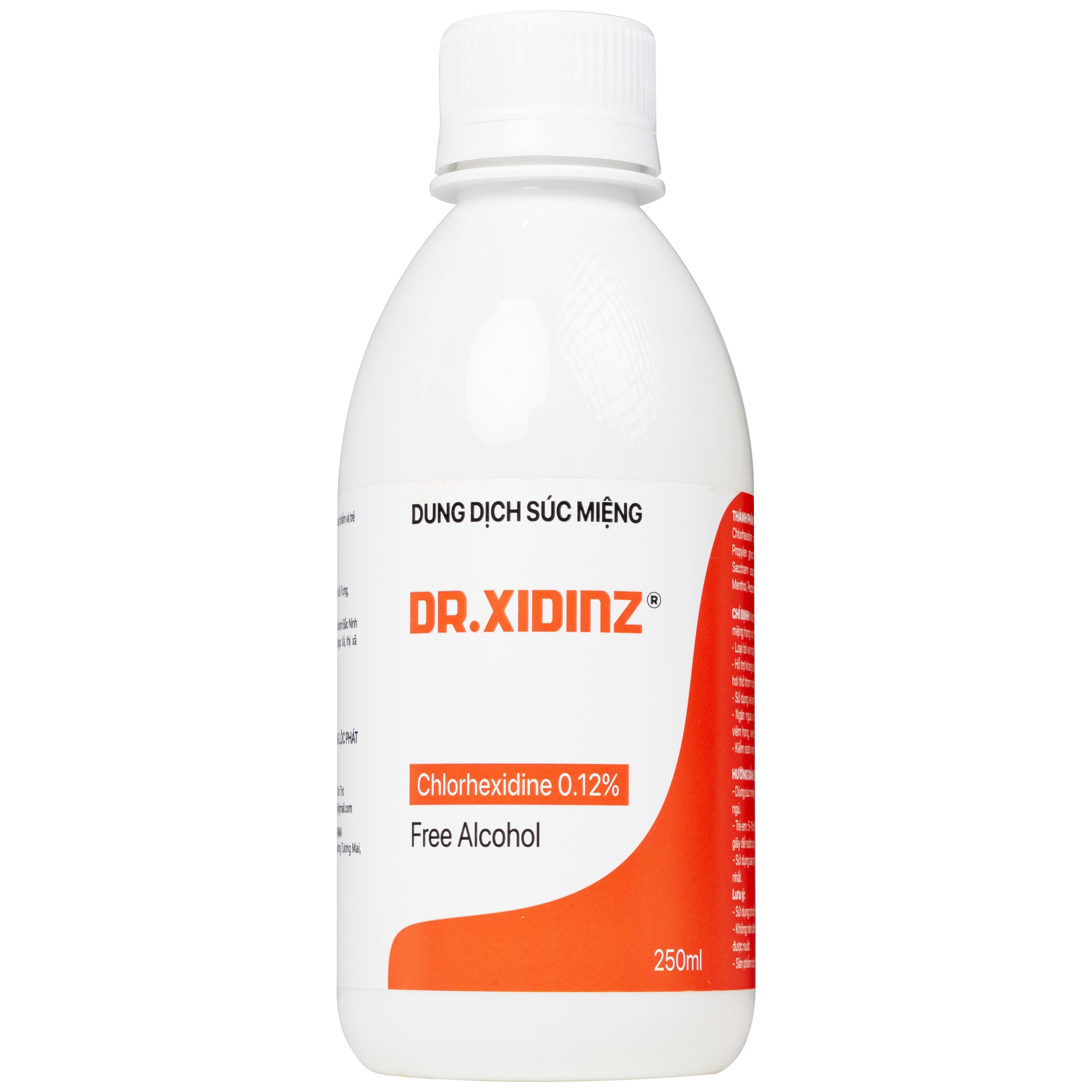 Hình ảnh Nước súc miệng Dr.Xidinz 250ml DK Pharma loại bỏ và ngăn ngừa mảng bám, làm trắng răng