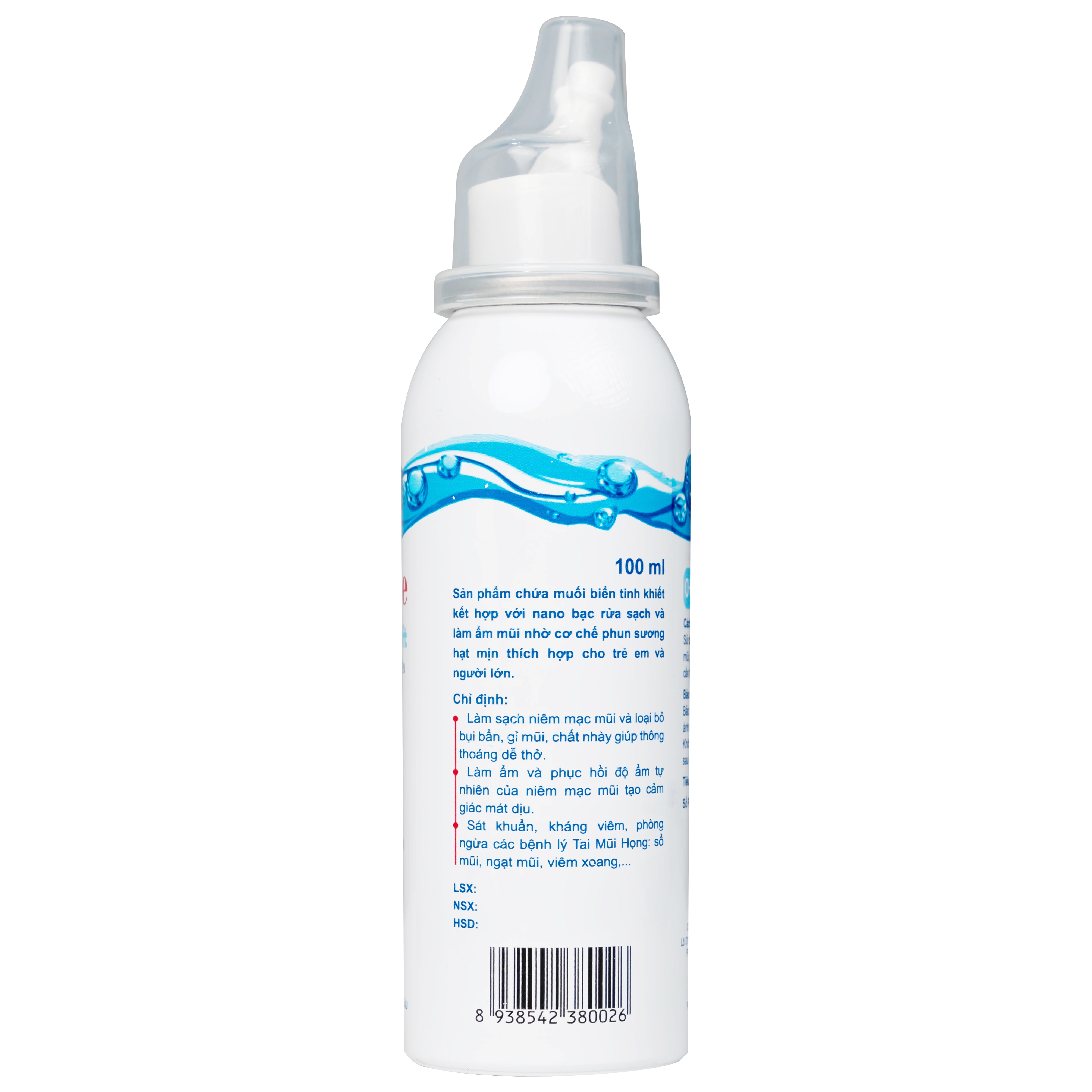 Hình ảnh Dung dịch vệ sinh mũi Visaline Soft 100ml làm sạch niêm mạc mũi và loại bỏ các bụi bẩn, gỉ mũi