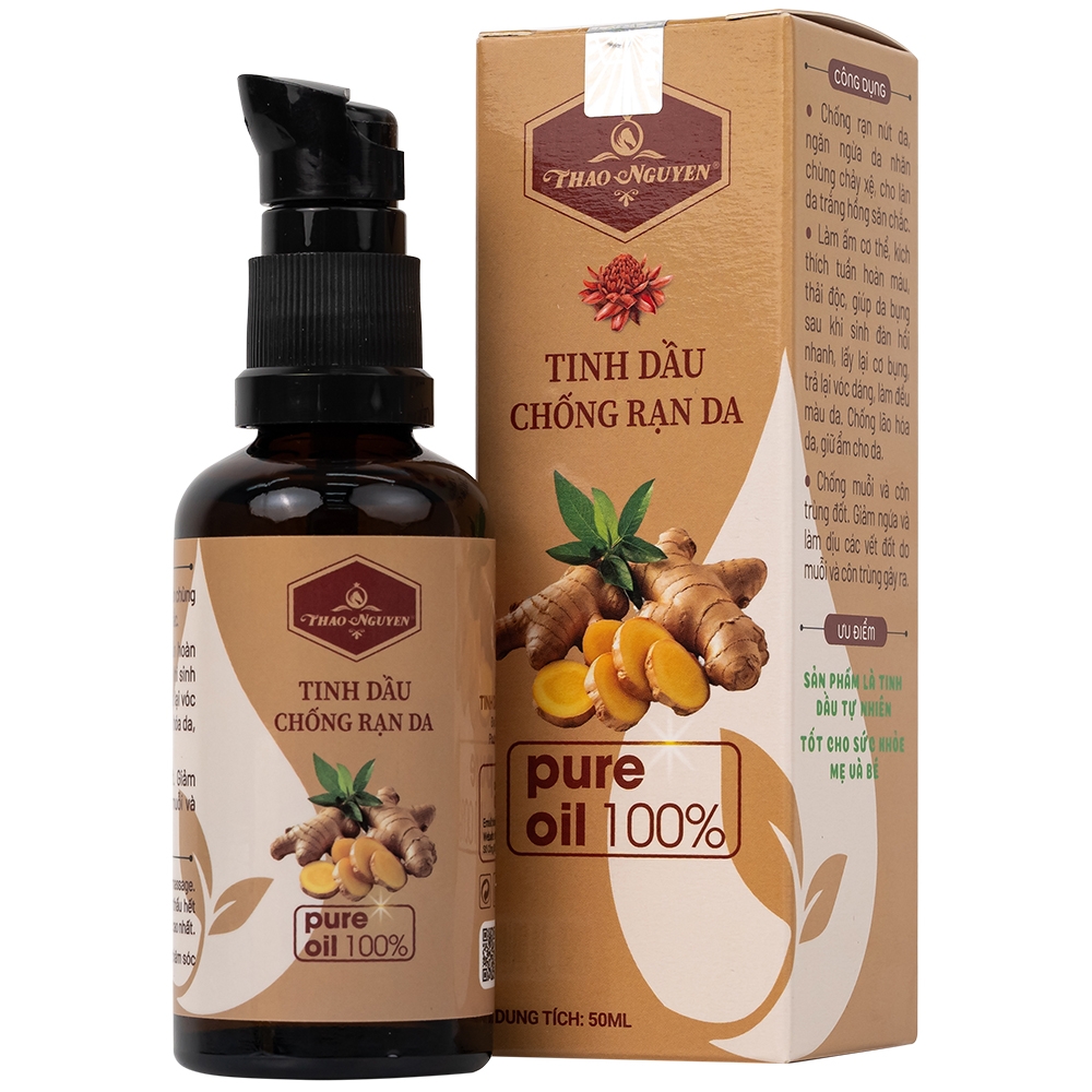 Hình ảnh Tinh dầu chống rạn da Thảo Nguyên chống rạn nứt da, ngăn ngừa da nhăn chùng chảy xệ (50ml)