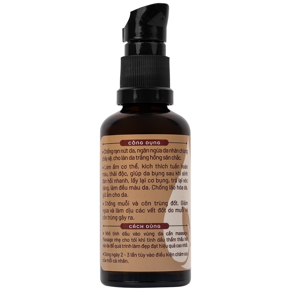 Hình ảnh Tinh dầu chống rạn da Thảo Nguyên chống rạn nứt da, ngăn ngừa da nhăn chùng chảy xệ (50ml)