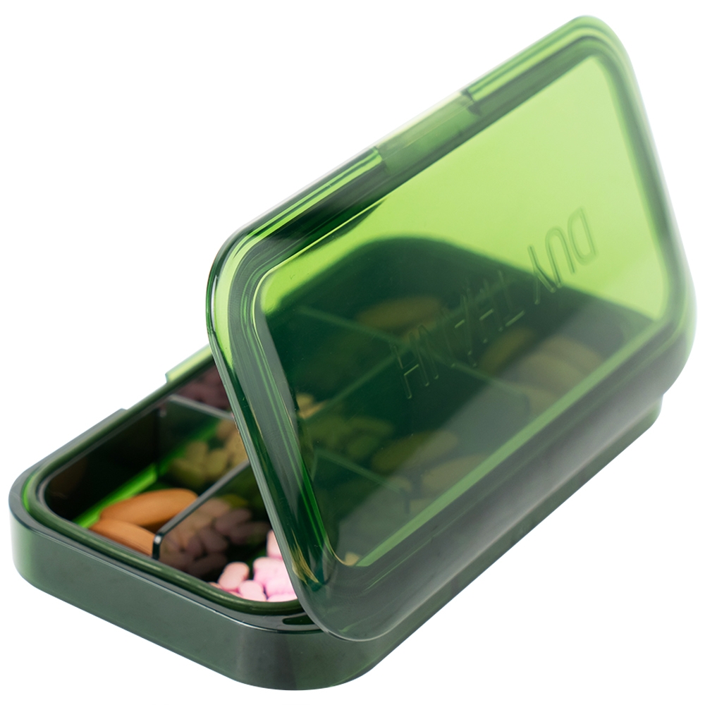 Hình ảnh Hộp phân liều thuốc 6 ngăn A31 Duy Thành màu xanh