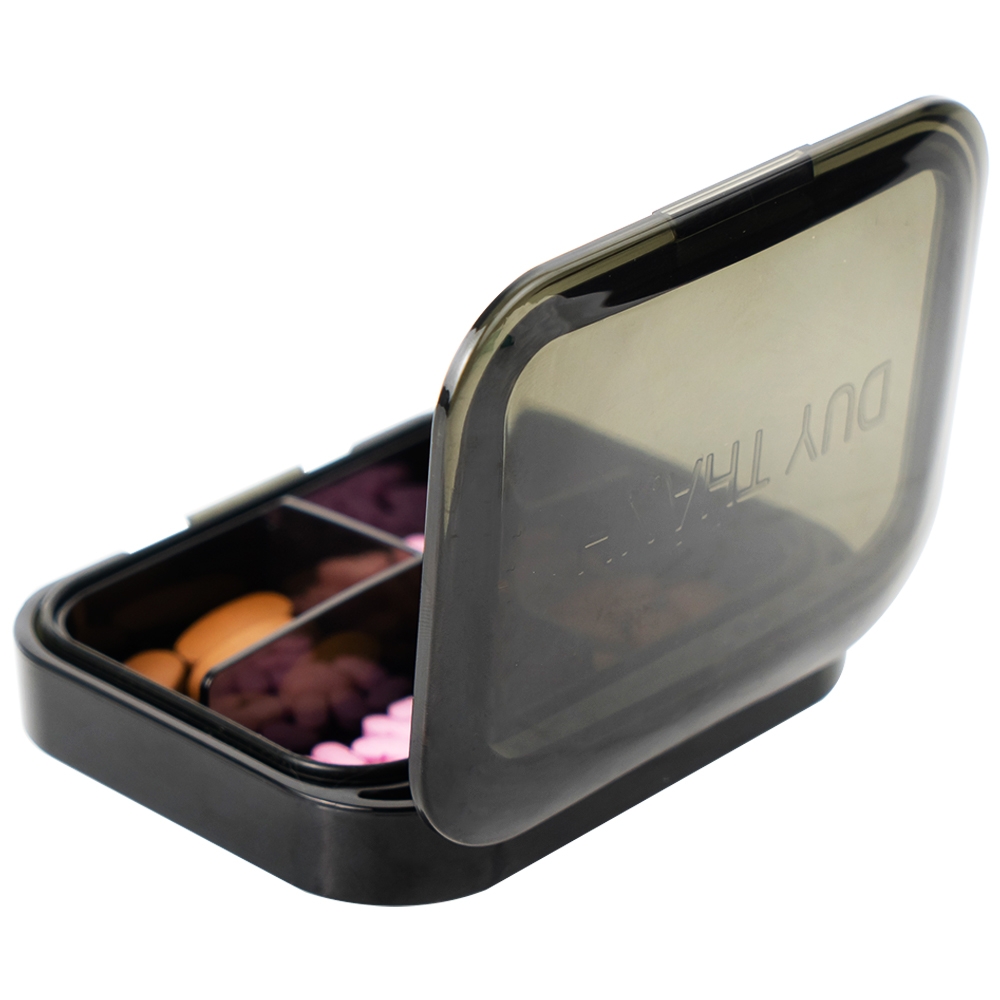 Hình ảnh Hộp phân liều thuốc 4 ngăn A31 Duy Thành màu trà