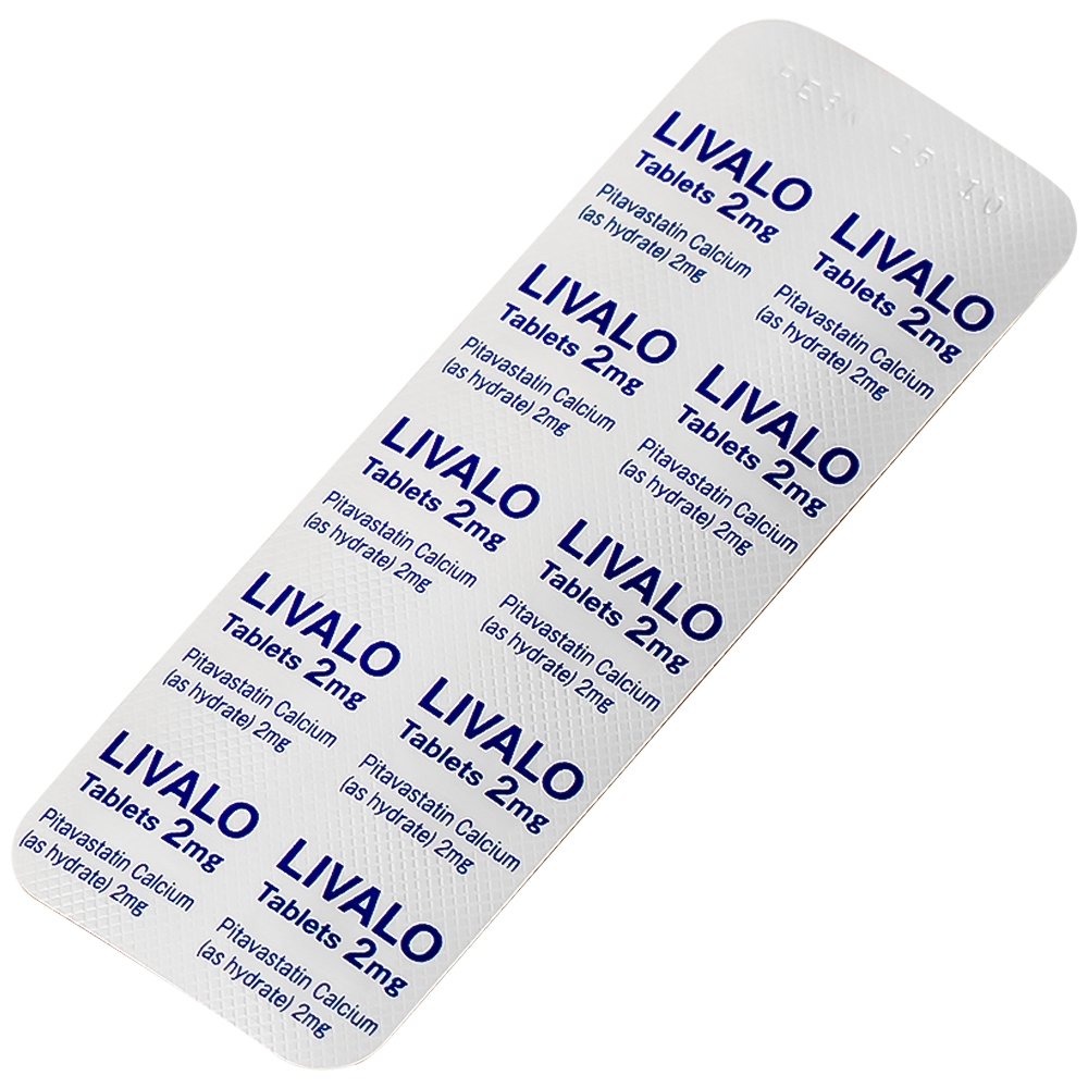 Hình ảnh Thuốc Livalo 2mg Kowa điều trị tăng lipid máu nguyên (3 vỉ x 10 viên)