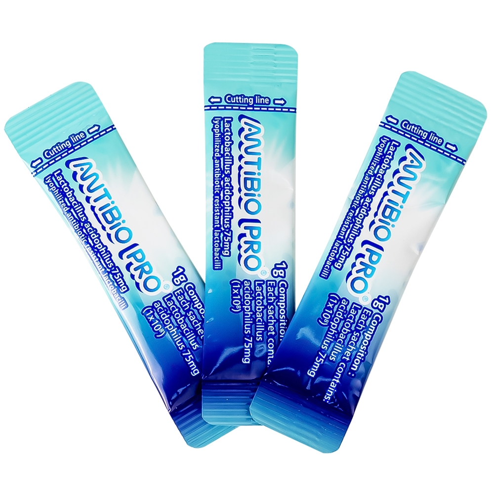 Hình ảnh Thực phẩm bảo vệ sức khỏe Antibio Pro hỗ trợ bổ sung lợi khuẩn lactobacillus (20 gói x 1g)