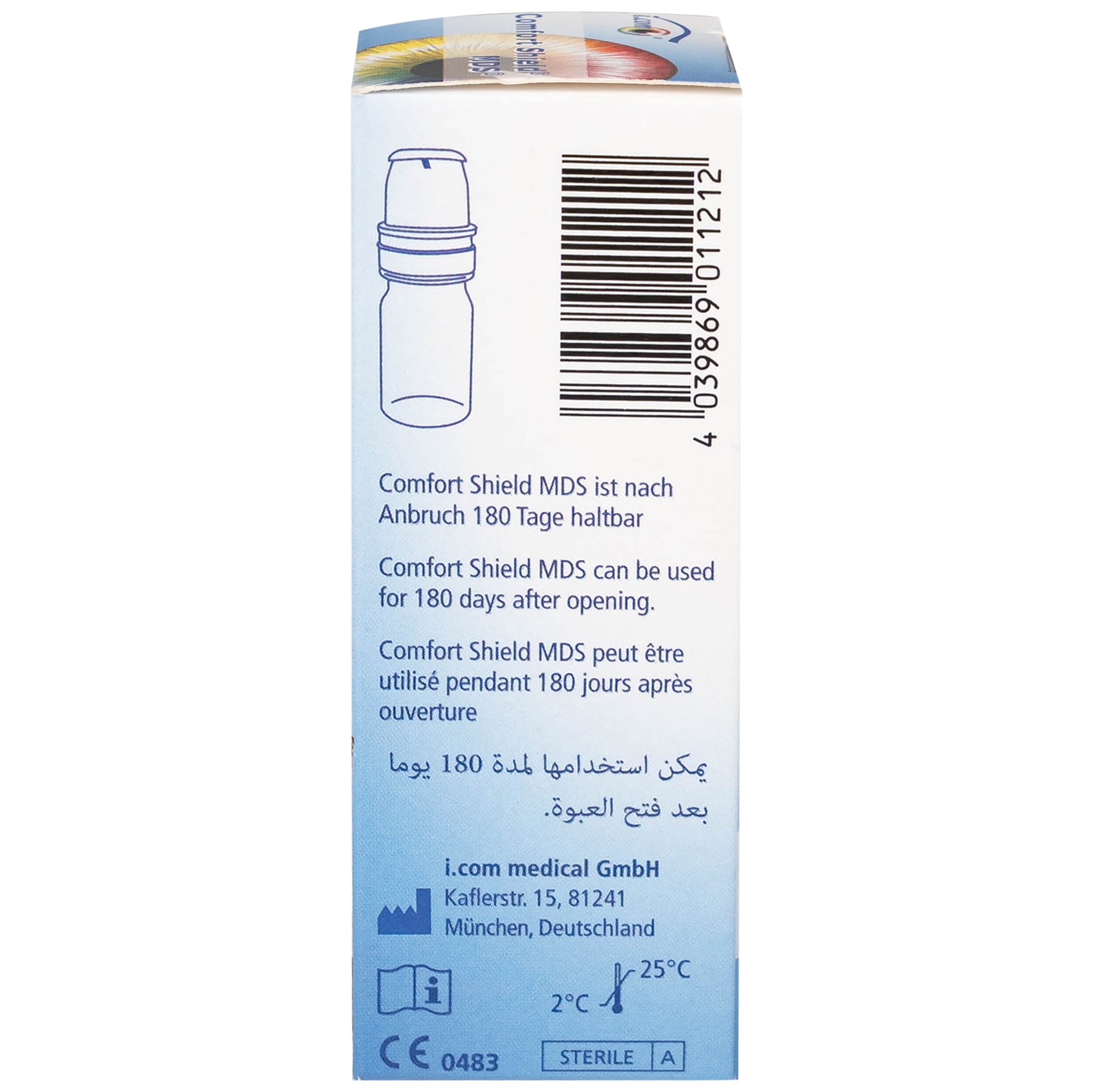 Hình ảnh Dung dịch nhỏ mắt Comfort Shield MDS 10ml I.com giảm khô mắt do viêm giác mạc kết mạc khô