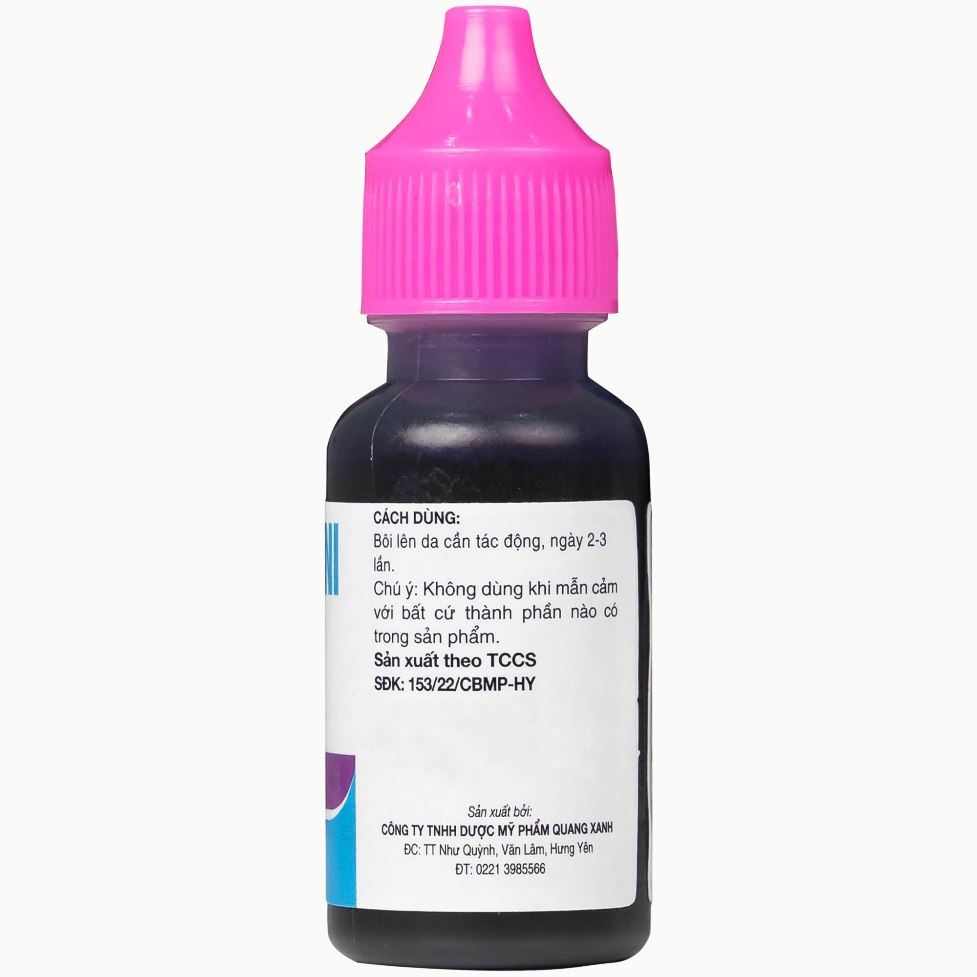Hình ảnh Dung dịch bôi ngoài da Castelani DL 17ml Quablue Pharma hỗ trợ phòng ngừa viêm da do bỏng da, lở loét